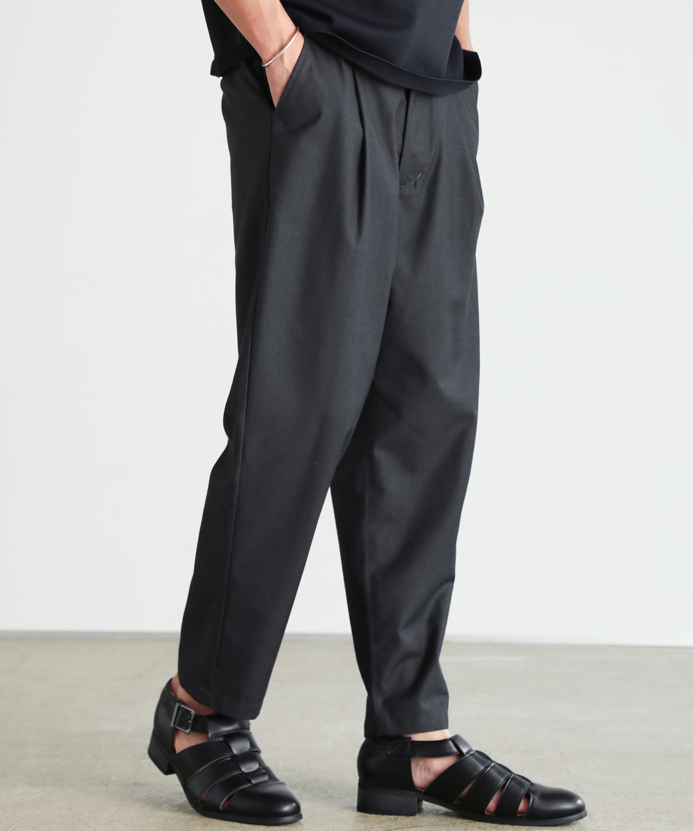 スラックス メンズ ワイドテーパード Tr ワンタック タックパンツ スラックス カラー モカ Mocha スラックス メンズ ワイドテーパード Tr ワンタック タックパンツ スラックス カラー モカ Mocha