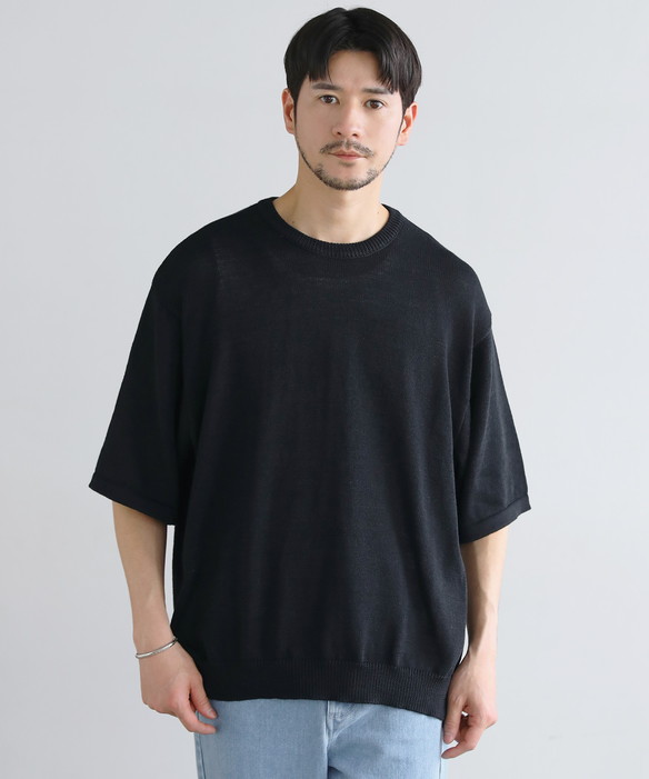 SPU（スプ） サマーニット ニット メンズ ゆったり 涼しい 大きい