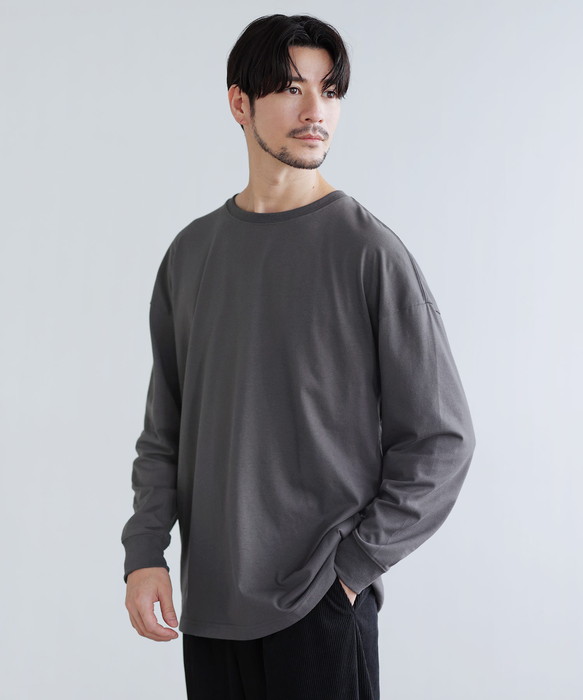 SPU（スプ） カットソー Tシャツ メンズ 冬 春 長袖 ポリエステル 綿