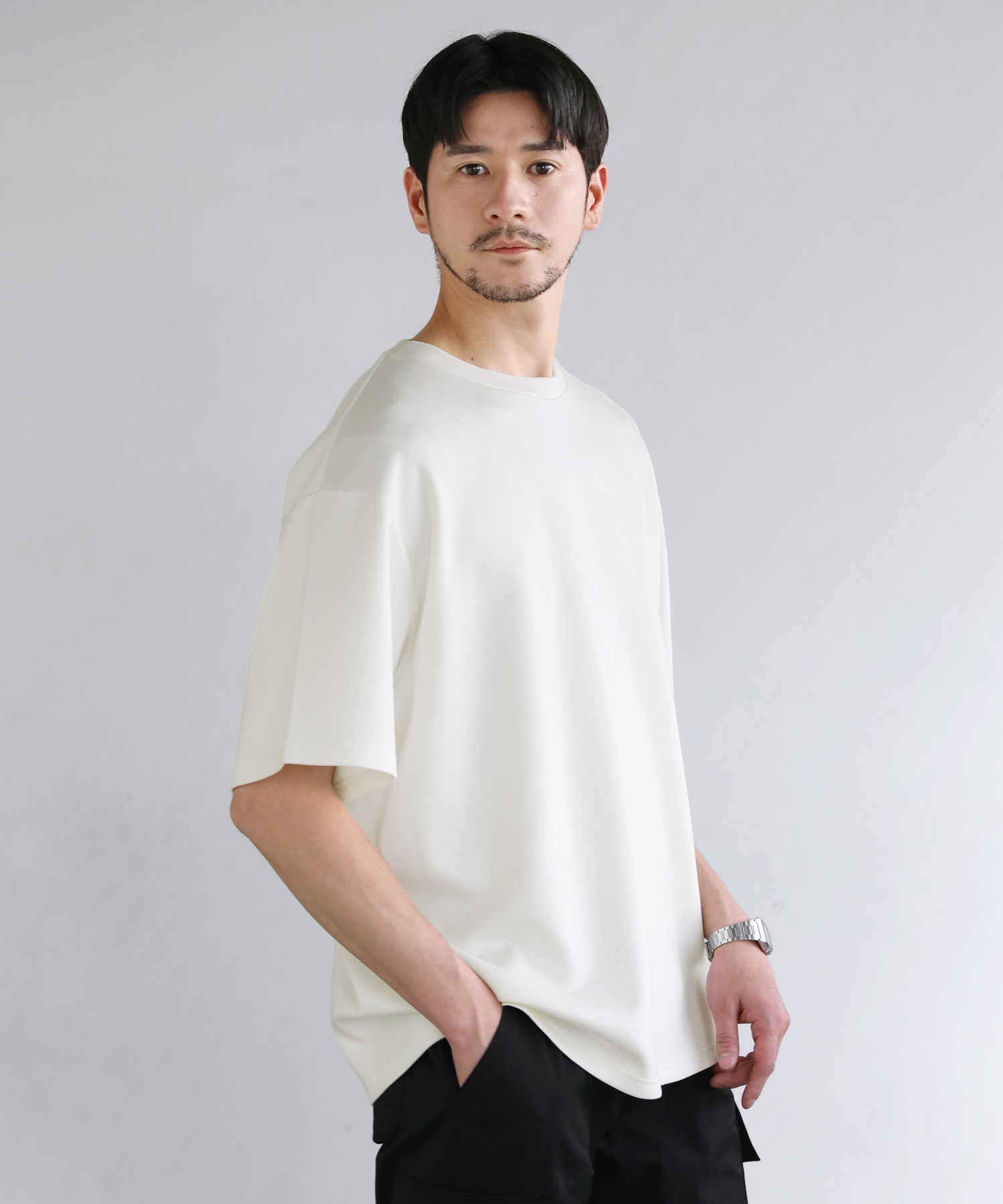SPU（スプ） Tシャツ カットソー メンズ 春 夏 接触冷感 ハイポンチ