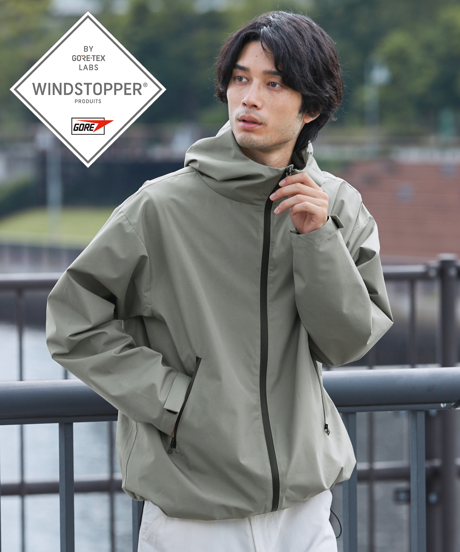 マウンテンパーカー ジャケット ウインドブレーカー メンズ 秋 秋服 冬 冬服 ハイネック フード GORETEX ゴアテックス  WINDSTOPPER 防風 透湿 耐水 S M L LL XL : spu240801 : SPUTNICKS スプートニクス - 通販 -  Yahoo!ショッピング