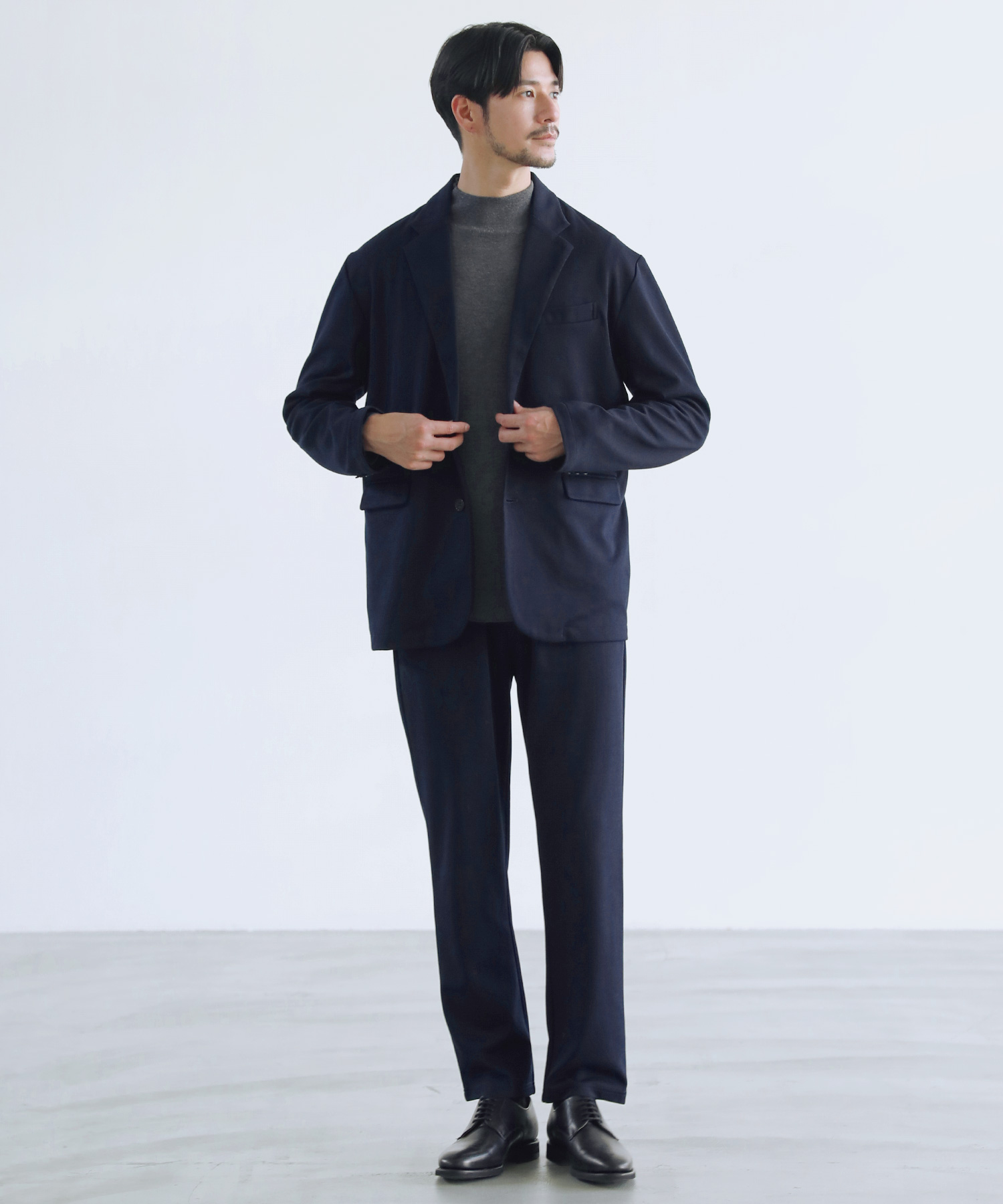 SPU（スプ） 【上下2点セット】 セットアップ メンズ 春 オフィス