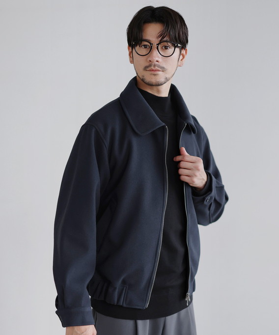 SPU（スプ） ショートブルゾン ブルゾン アウター ジャケット メルトン