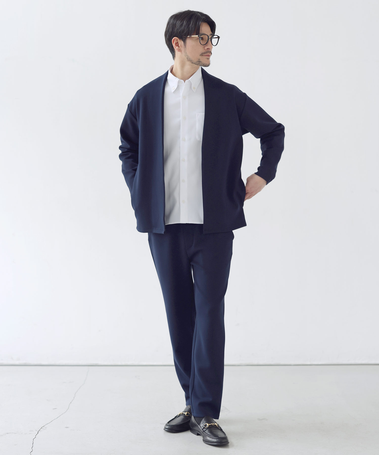 NOBLE セットアップ 上下2点セット SPU（スプ） 【上下2点セット】 セットアップ メンズ 春 春服 オフィス
