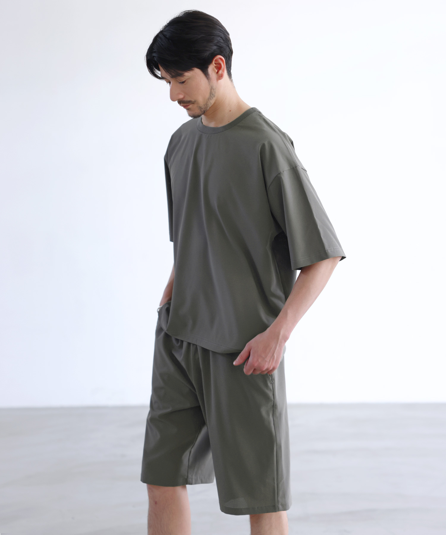 SPU（スプ） 【上下2点セット】 セットアップ メンズ 夏 半袖 上下