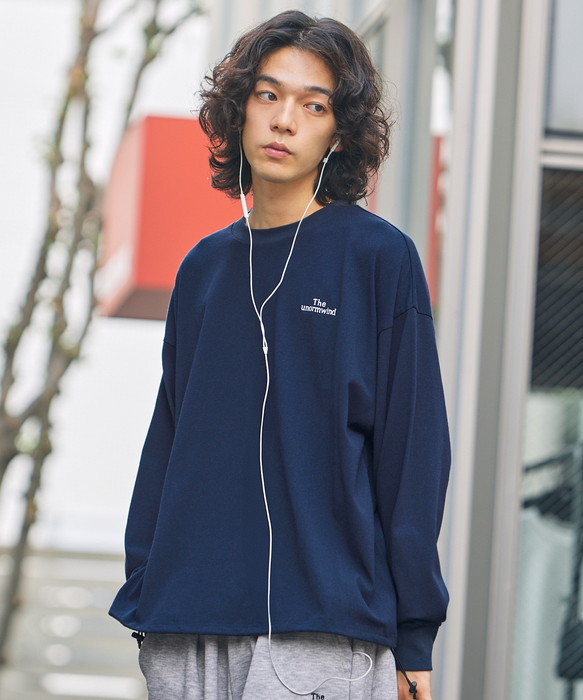 The unormwind カットソー メンズ 秋 長袖 クルーネック ドロー