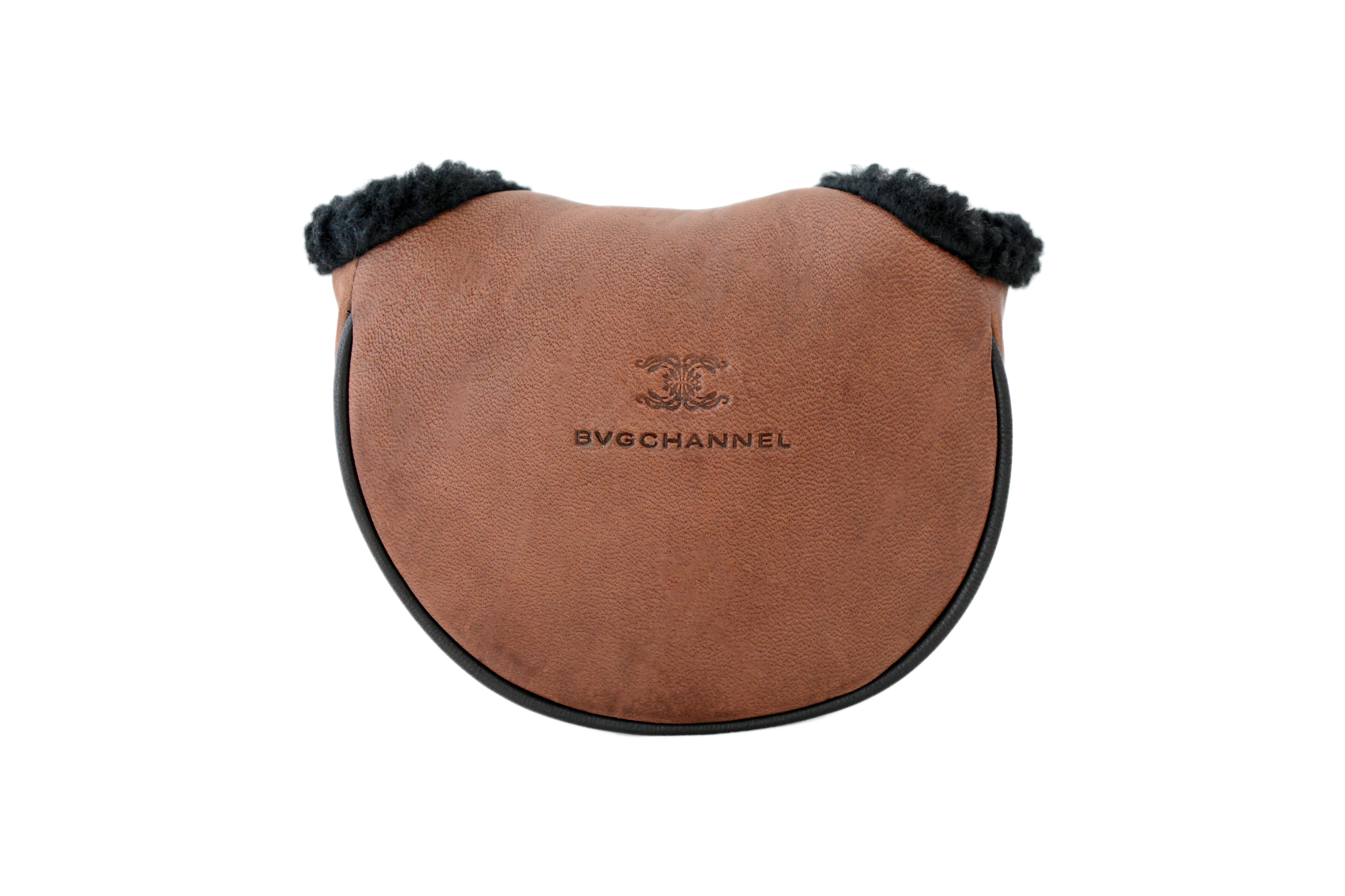 BVGCHANNEL パターカバー ルーナピエーナ 最高級天然極本革 レザー 職人仕立て マレット型対応 ボタン式 ゴルフ ギフト ブラック　ブラウン　黒　茶 |  | 02