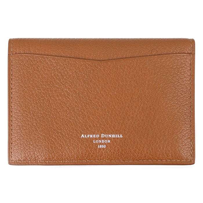 ダンヒル dunhill レザー カードケース 名刺入れ アルフレッドダンヒル ブラウン L2WN47T alfred dunhill ゴートスキン