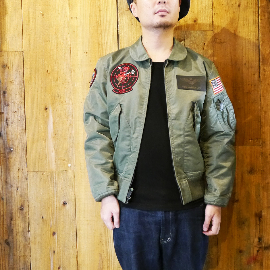 AVIREX CWU 36P VX-31 アヴィレックス TOPGUN TOP GUN トップガン MA-1