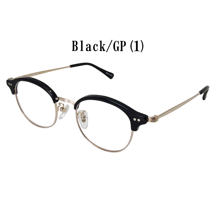 国内正規品】【日本製】越前國甚六作 メガネフレーム IZM-003 46サイズ