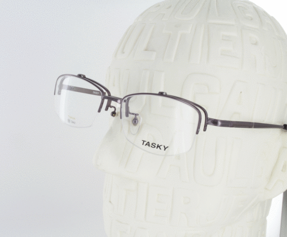 TASKY] タスキー T-2060 54サイズ 跳ね上げ メガネ シャープ 薄型