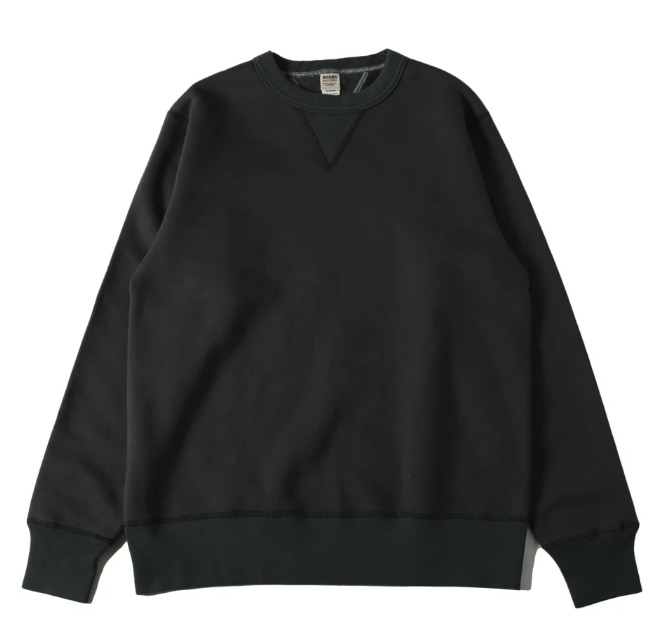 バーンズ アウトフィッターズ スウェットシャツ メンズ 長袖 無地 厚手 クルーネック 両Vガゼット | BARNS OUTFITTERS | 03