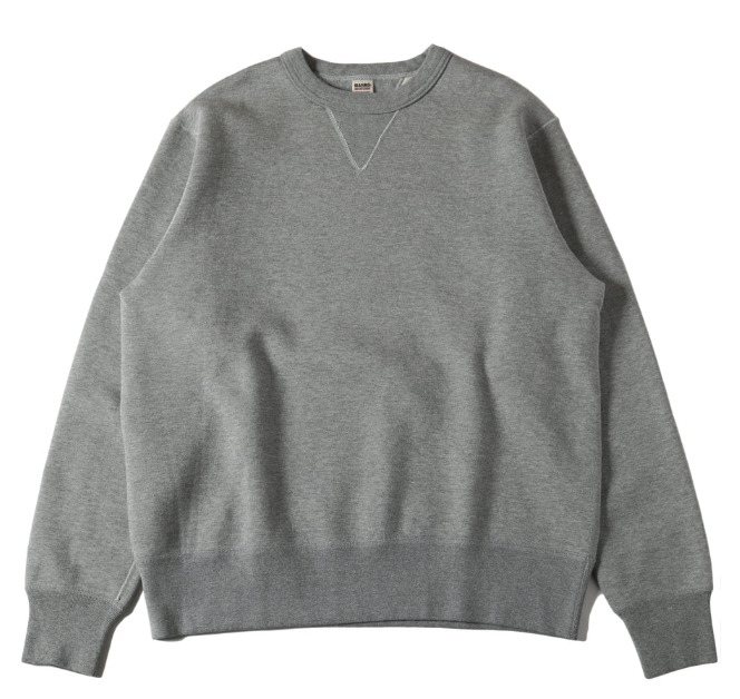 バーンズ アウトフィッターズ スウェットシャツ メンズ 長袖 無地 厚手 クルーネック 両Vガゼット | BARNS OUTFITTERS | 02