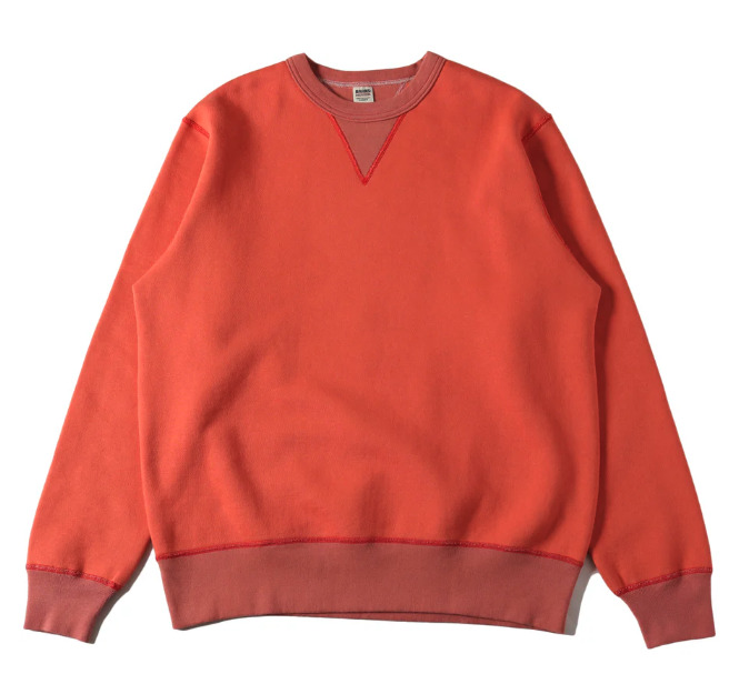 バーンズ アウトフィッターズ スウェットシャツ メンズ 長袖 無地 厚手 クルーネック 両Vガゼット | BARNS OUTFITTERS | 06