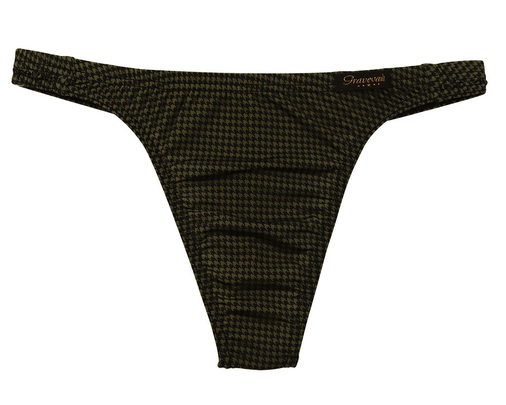 Tバック メンズ Houndstooth アンダーウェア グレイブボールト Gravevault | Gravevault | 02