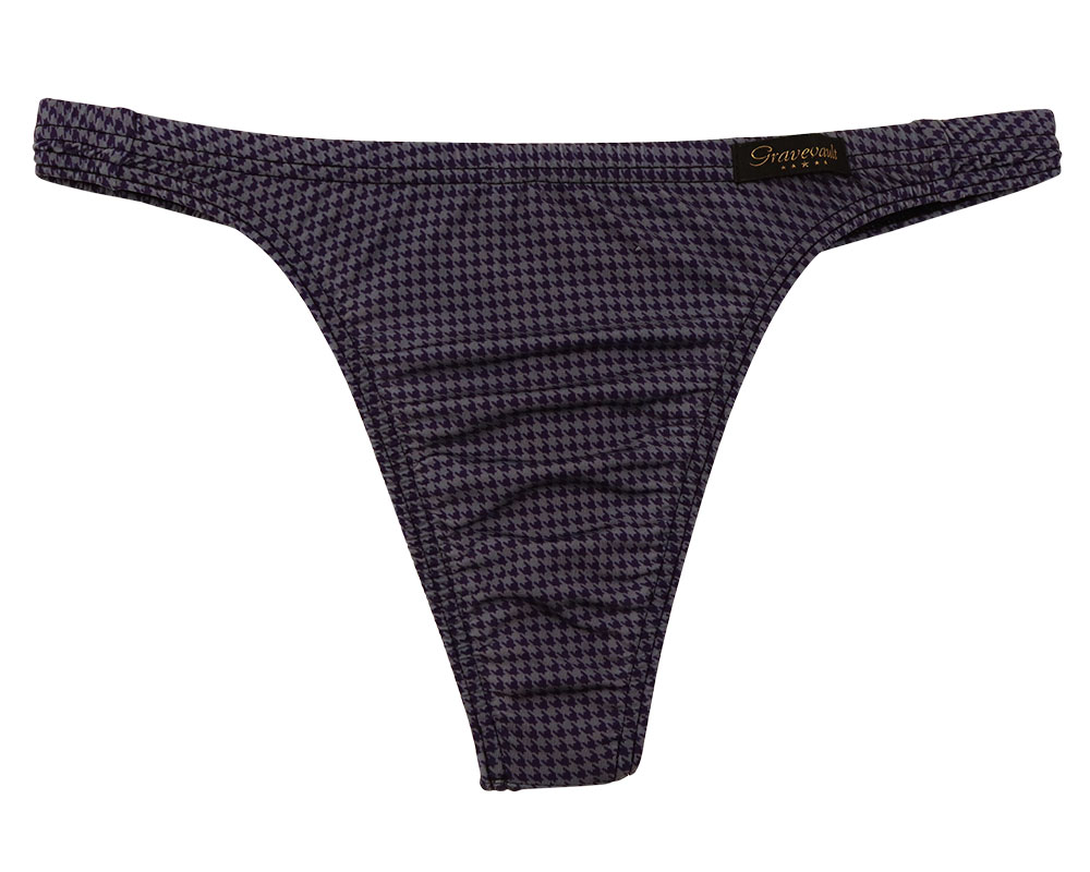 Tバック メンズ Houndstooth アンダーウェア グレイブボールト Gravevault | Gravevault | 03