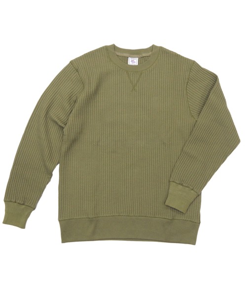 JEMORGAN ジェーイーモーガン Tシャツ 長袖 ビッグワッフル クルー