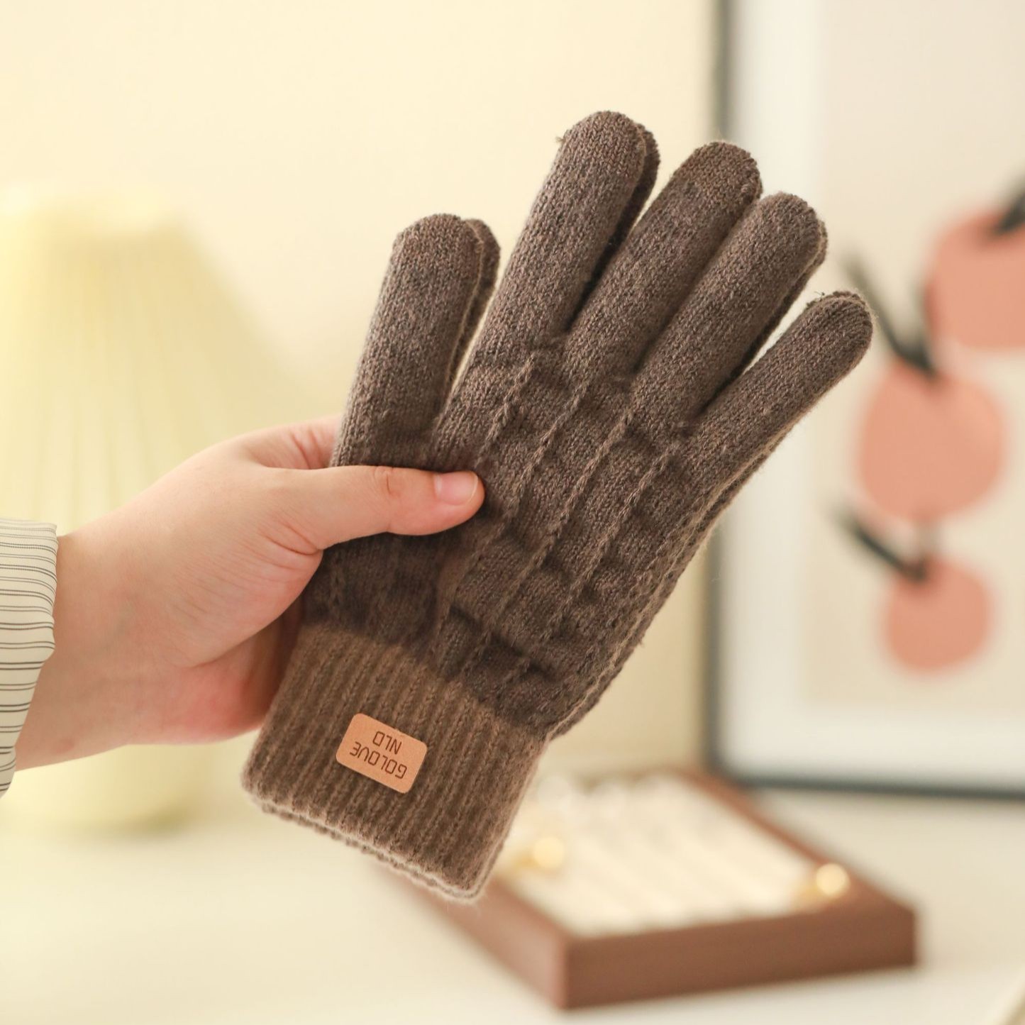 手袋 レディース スマホ操作 スマホ対応 裏地毛 ボア 防寒 冬 グローブ