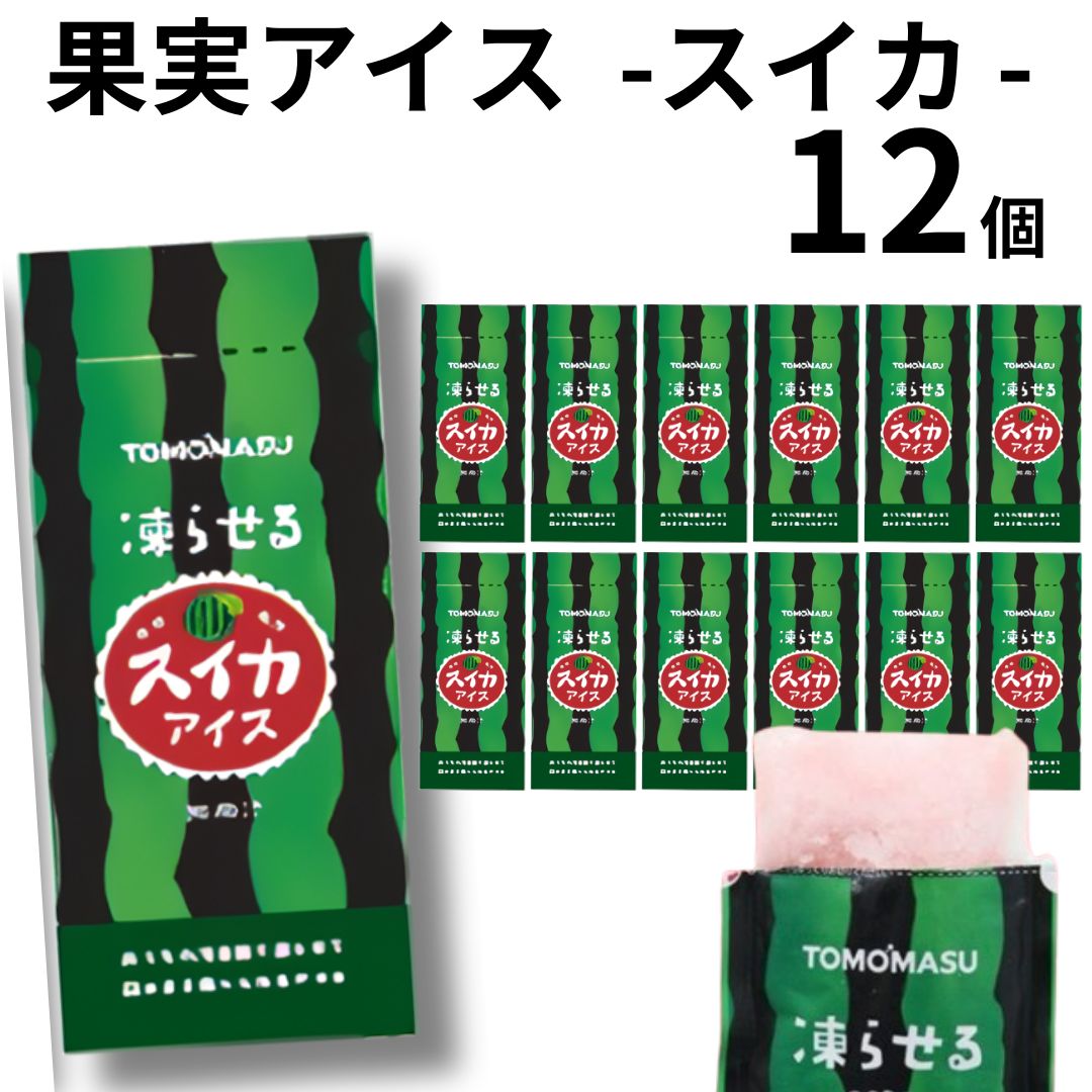友桝飲料 果実アイス スイカシャーベット ジェラート アイスクリーム