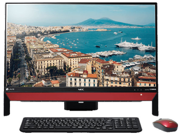 ★2018製 一体型パソコン NEC LAVIE Desk All-in-one DA370/K　Win11Pro 23.8インチ フルHD  Celeron 3865U メモリ8GB 　新品SSD512GB　MSOffice　WEBカメラ