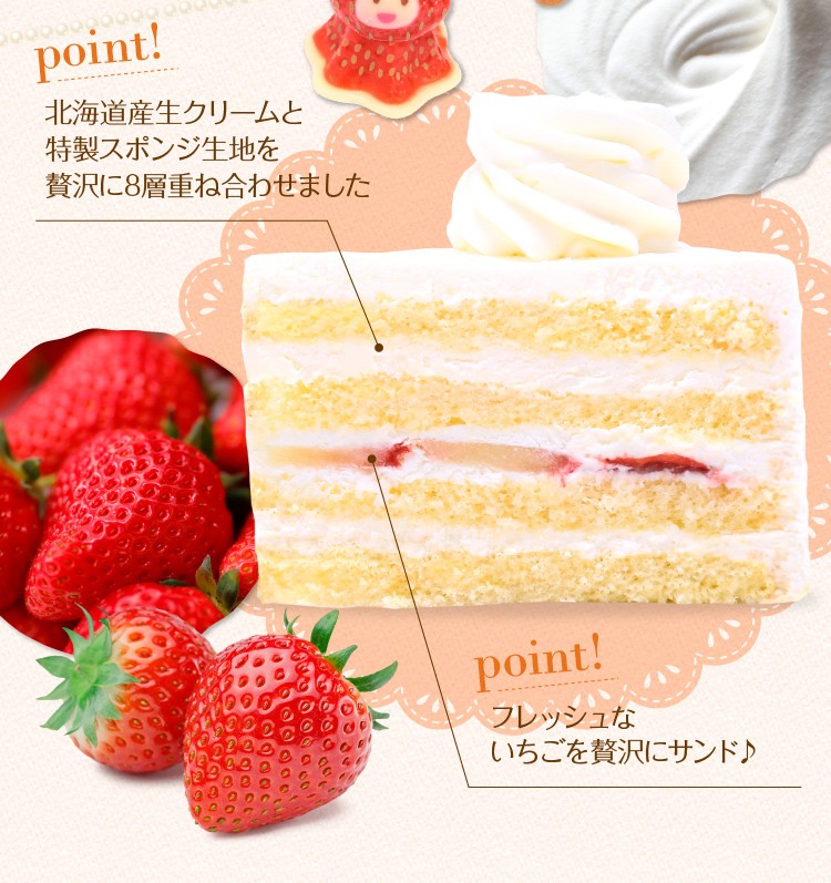 誕生日ケーキ バースデーケーキ 生クリーム デコレーションケーキ 5号 子供 凍 洋菓子 予約中 ケーキ バースデー いちご 誕生日
