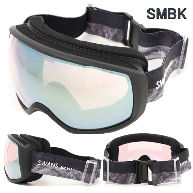 SWANS（スワンズ） スノーゴーグル ダブルレンズ ゴーグル UVカット