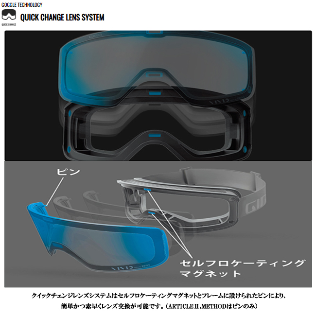 スノーゴーグル GIRO ジロ スノーゴーグル メンズ 男性用 メガネ対応 VIVID アジアンフィット アクシス スノボ スキー ZEISS VIVIDレンズ【AXIS AF】 | GIRO | 08