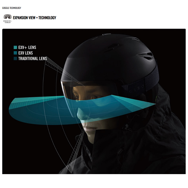 スノーゴーグル GIRO ジロ メンズ 男性用 メガネ対応 VIVID アジアンフィット EXV+ リボルト スノボ スキー モトクロス ベルト幅 45mm【REVOLT　AF】 | GIRO | 08