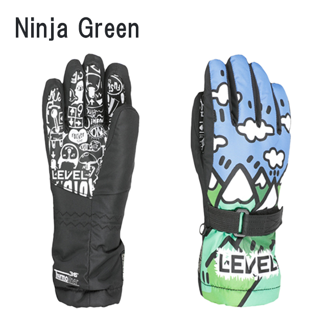 スノーグローブ グローブ キッズ ジュニア 子ども用 4-10歳 LEVEL