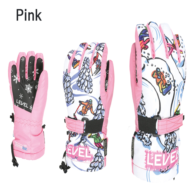 スノーボード3点セット+ウェア+ゴーグル+グローブ キッズ ジュニア 子供用 スノーグローブ グローブ キッズ ジュニア 子ども用 4-10歳 LEVEL