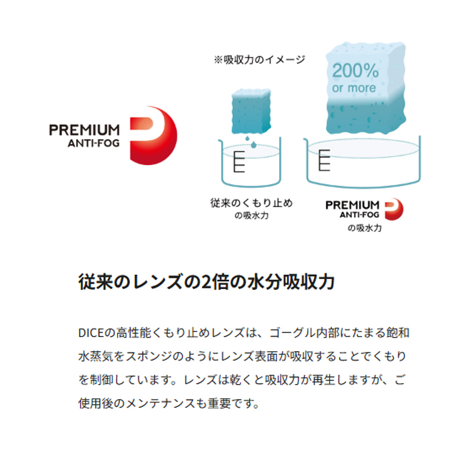 スノーゴーグル BANK バンク DICE ダイス MITレンズ　A-BLOW SYSTEM  調光  撥水加工【BK45194】 |  | 07
