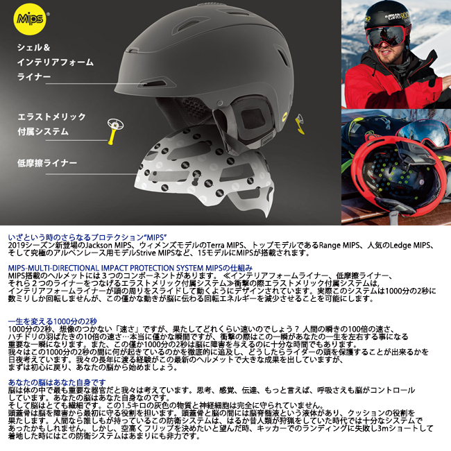 ジロ ヘルメット GIRO JACKSON MIPS ジャクソン ミップス スノー