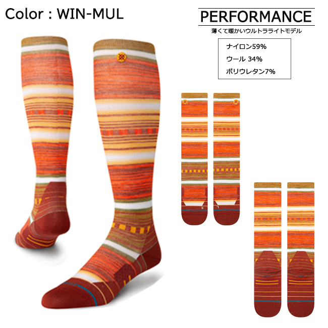 ソックス　靴下　くつ下　STANCE スタンス　メリノウール　ユニセックス　インフィニット　フレッシュテック　スノーボード　スキー　ウィンター【A718C24】 |  | 02