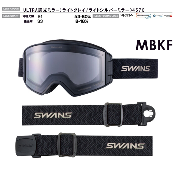 SWANS（スワンズ） OUTBACK ULTRA 調光ミラーモデル スノーゴーグル