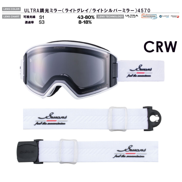 SWANS（スワンズ） OUTBACK ULTRA 調光ミラーモデル スノーゴーグル