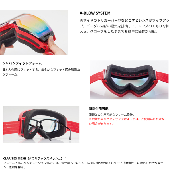 SWANS（スワンズ） OUTBACK ULTRA 調光ミラーモデル スノーゴーグル