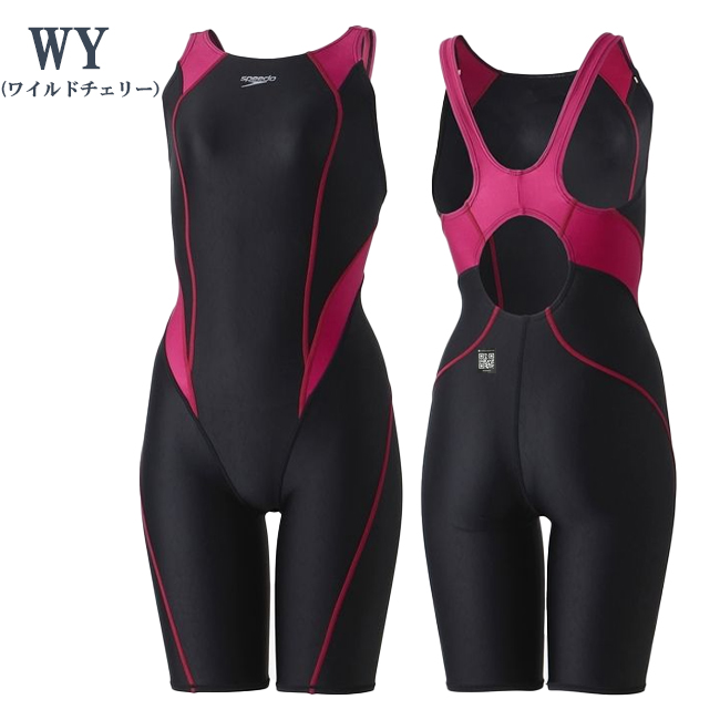 競泳水着　水着　オールインワン水着　レディース水着　スピード　SPEEDO　FINA承認　WA承認　WORLD AQUATICS承認　FLEX Σ Χ　SCW12404F | speedo | 01