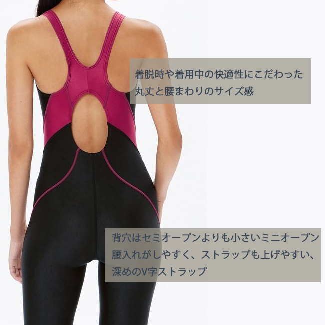 競泳水着　水着　オールインワン水着　レディース水着　スピード　SPEEDO　FINA承認　WA承認　WORLD AQUATICS承認　FLEX Σ Χ　SCW12404F | speedo | 04