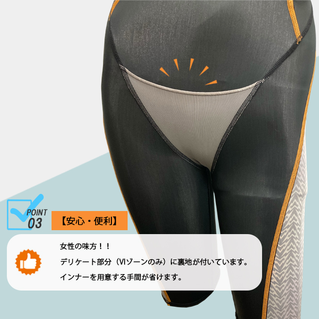 競泳水着 スピード　レディース　SPEEDO オールインワン水着　女性用　ニースキン　FINA承認　WORLDAQUATICSマーク　水泳　プール　FLEX Σχ【SCW12543FZ】 |  | 10