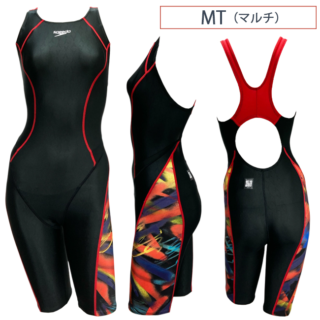 競泳水着 スピード　レディース　SPEEDO オールインワン水着　女性用　ニースキン　FINA承認　WORLDAQUATICSマーク　水泳　プール　FLEX Σχ【SCW12543FZ】 |  | 02