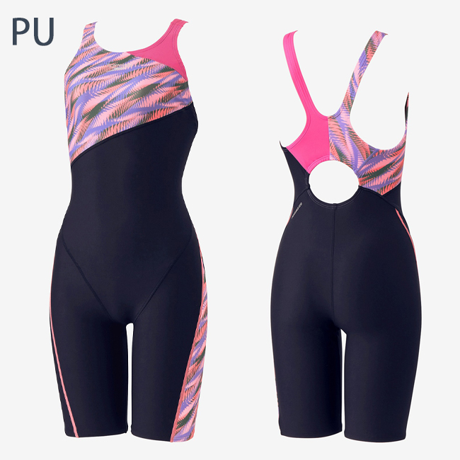 水着 SPEEDO　スピード　レディース水着 ニースキン オールインワン水着 フィットネス水着 水泳 プール　レディース　女性用【STW12509】 |  | 02