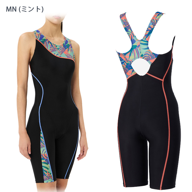 ニースキン　オールインワン水着　水着　レディース　オールインワン　フィットネス　SPEEDO　スピード　トレーニング　ニースキン水着【SFW12565】 | speedo | 02