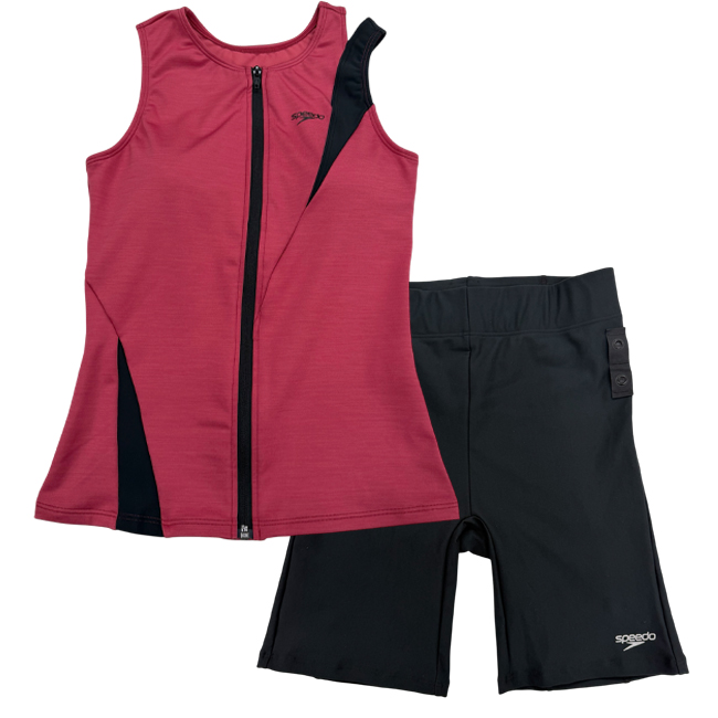 speedo（スピード） レディース フィットネス水着 セパレート 前