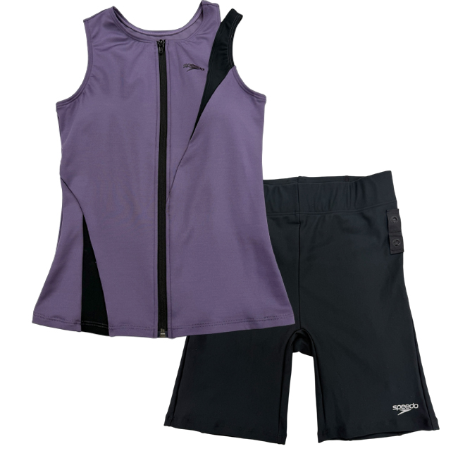 speedo（スピード） レディース フィットネス水着 セパレート 前