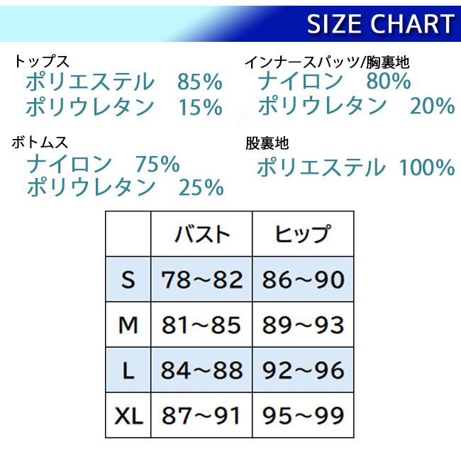 NIKE（ナイキ） フィットネス水着 レディース セパレート 体型カバー
