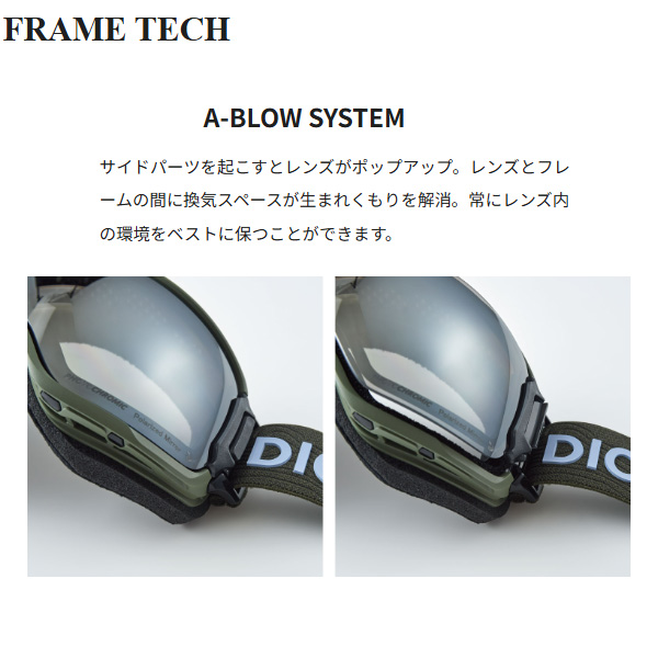 BANK スノーゴーグル DICE ダイス バンク 調光レンズ アンチフォグ 撥