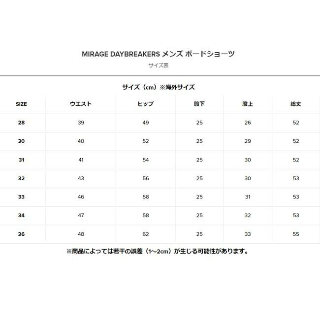 ボードショーツ サーフパンツ メンズ   リップカール　RIPCURL  　耐水撥水  　MIRAGE DAYBREAKERS【CBOSX9】 |  | 05