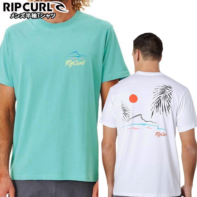 メンズ　半袖 Tシャツ　リップカール　RIPCURL　男性用　スタンダードフィット　スポーツ　アウトドア【CTEZI9】｜SRS