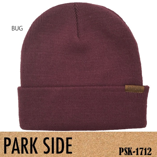 ビーニー 大人用PARKSIDE　パークサイド beanie ビーニー シンプル　ニット帽スノーボード　スキー【PSK-1712】 | 