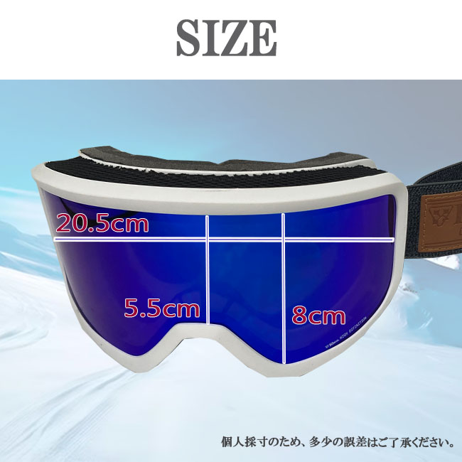 スノーゴーグル RHEA レア ユニセックス スキー 可視光線透過率 ダブル